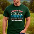 US History And Government Teacher Gifts Funny I Find You Men's Casual T-Shirt Forest