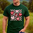 Valentine You Are Loved Worthy Enough Candy Heart Teacher For Men Women Girls Kids Men's Casual T-Shirt Forest
