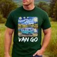 Van Go Retro Vanlife Art Teacher Men's Casual T-Shirt Forest Van Go Retro Vanlife Art Teacher Men's Casual T-Shirt Forest