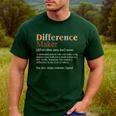 Vintage Difference Maker Definition Teachers Mom Boss Women Men's Casual T-Shirt Forest