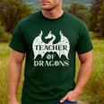 Vintage Teacher Of Dragons Quotes Teacher Student Men's Casual T-Shirt Forest Vintage Teacher Of Dragons Quotes Teacher Student Men's Casual T-Shirt Forest