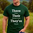 Vocabulary Police Their There They'Re English Teacher Men's Casual T-Shirt Forest Vocabulary Police Their There They'Re English Teacher Men's Casual T-Shirt Forest