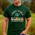I Want To Be a SCHWA It's Never Stressed Reading Teacher Men's Casual T-Shirt Forest I Want To Be a SCHWA It's Never Stressed Reading Teacher Men's Casual T-Shirt Forest