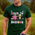 Welcome Back To School 2024 Teachers Students First Day Men's Casual T-Shirt Forest