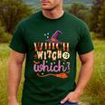 Which Witch Is Which Halloween English Teacher Men's Casual T-Shirt Forest Which Witch Is Which Halloween English Teacher Men's Casual T-Shirt Forest