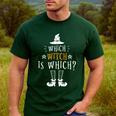 Which Witch Is Which Halloween Grammar Teacher Costume Men's Casual T-Shirt Forest Which Witch Is Which Halloween Grammar Teacher Costume Men's Casual T-Shirt Forest