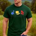 Women Art Teacher Back To School Artist Primary Color Theory Men's Casual T-Shirt Forest