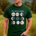 Women Science Teacher Moon Phases Scientist Back To School Men's Casual T-Shirt Forest
