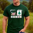 I Am Working For Christmas Break Special Education Teacher Men's Casual T-Shirt Forest I Am Working For Christmas Break Special Education Teacher Men's Casual T-Shirt Forest