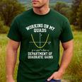 Working On My Quads Algebra Math Gym Teacher Men's Casual T-Shirt Forest Working On My Quads Algebra Math Gym Teacher Men's Casual T-Shirt Forest
