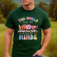 The World Needs All Kinds Of Minds Special Education Teacher Men's Casual T-Shirt Forest The World Needs All Kinds Of Minds Special Education Teacher Men's Casual T-Shirt Forest