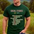 World History Classroom Social Studies History Teacher Men's Casual T-Shirt Forest