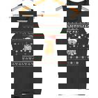 Weihnachten Mitüßer Katze Frohe Weihnachten Merry Catmas Tank Top