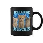 Ich Liebe Muschis Katzen Meme Ich Liebe Muschis Lustiges Tassen