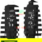 Papa Elf Familienoutfit Familie Partnerlook Weihnachten Sweatshirt