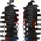 Du Bist Genug Und Wichtelig Wortwitz Weihnachten T-Shirt mit Rückendruck