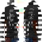 Papa Elf Familienoutfit Familie Partnerlook Weihnachten T-Shirt mit Rückendruck