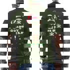 Party Elf Partnerlook Elfen Weihnachten Ugly Christmas T-Shirt mit Rückendruck