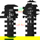 Papa Elf Familienoutfit Familie Partnerlook Weihnachten T-Shirt