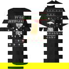 Weihnachten Mitüßer Katze Frohe Weihnachten Merry Catmas T-Shirt