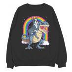 Boston Terrier Riding Sweatshirts