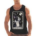 Boston Terrier Tarot Tank Tops
