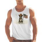 Patriotic Boston Terrier Tank Tops