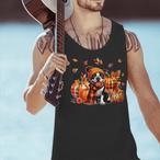Boston Terrier Thanksgiving Tank Tops