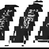 Bass Papa Ever Fishing Papa Father's Day Long Sleeve T-Shirt