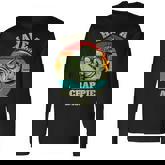 Have A Crappie Day Retro Fishing Sarcastic Dad Mens Long Sleeve T-Shirt