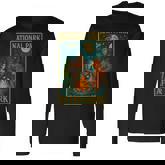 National Park After Dark Alien Bigfoot Bear Camping Long Sleeve T-Shirt