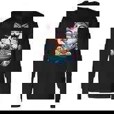 Neko Cat Ramen Anime Kawaii Long Sleeve T-Shirt