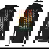 Retro Custom First Name Jinx Long Sleeve T-Shirt