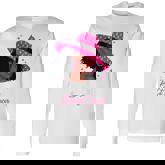 Breast Cancer Awareness African American Afro Women Long Sleeve T-Shirt