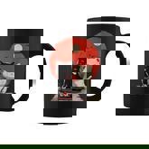 Cute Cartoon Cats Eating Sushi With Japanese Sun Coffee Mug