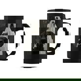 Halloween Selfie Black Lab With Bear Ghost Costume Meme Coffee Mug