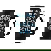 Mama Of The Birthday Girl Snowflakes Themed Matching Coffee Mug