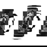 The Pizza Lover Cat Vintage Gothic Tarot Card Coffee Mug