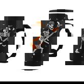 Skeleton Playing Guitar Guitarist Rock Halloween Skeleton Coffee Mug