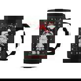 Ugly Christmas Sweater Rabbit Lover Santa Hat Holiday Coffee Mug