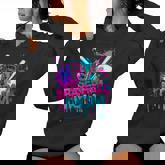 Cool Baseball Mom Neon Drip Sports Fan Women Hoodie