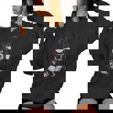 E-Girl Cute Anime Girl Goth Bunny Grunge Gothic Outfit Women Hoodie