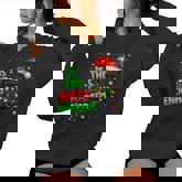 Is This Jolly Enough Black Cat Pjs Christmas Xmas Women Women Hoodie