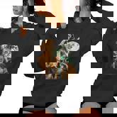 Vintage 90S Chihuahua Howling At The Moon Chihuahua Dog Mom Women Hoodie