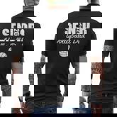 2026 Senior Volleyball Dad Volleyball Team Parent Men's T-shirt Back Print