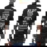 My Favorite Daughter Gave Me This She Is Awesome Men's T-shirt Back Print