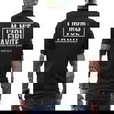 I'm Mom's Favorite For Birthday Anniversary Men's T-shirt Back Print