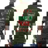 I Come In Peace I'm Peace Matching Ugly Christmas Sweater Men's T-shirt Back Print