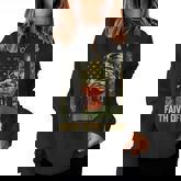 Faith Over Fear Christian Camo African American Afro Women Women Sweatshirt