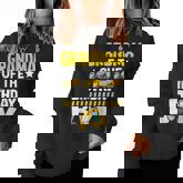 Grandma Of Birthday Boy Construction Theme Party Matching Women Sweatshirt